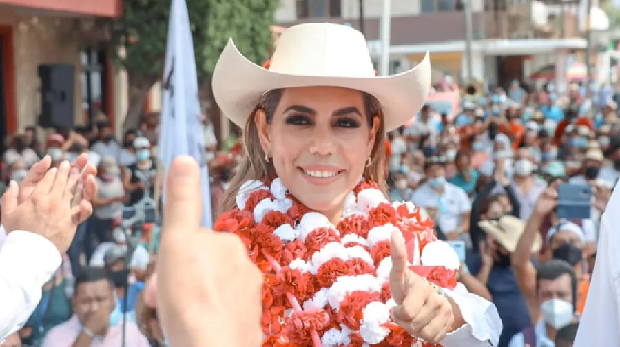Evelyn Salgado  tomó posesión como gobernadora del estado de Guerrero