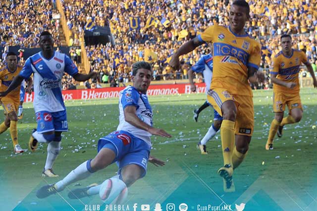 Tigres golea al Puebla 5 por cero en el Volcán
