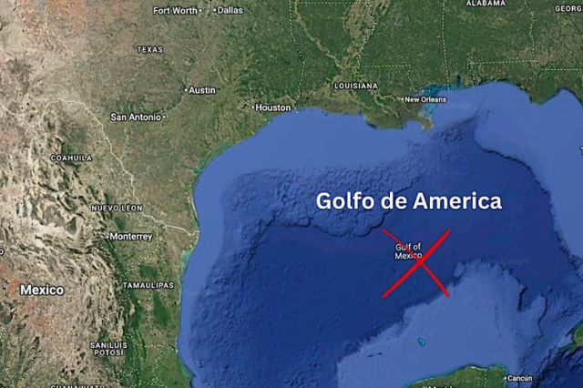 Trump renombra el Golfo de México como 