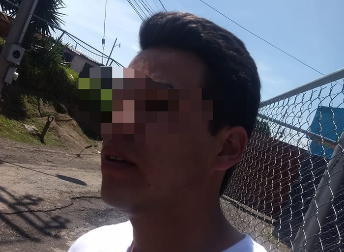 Policía Ministerial golpea a municipales  para liberar a su hijo en Texmelucan