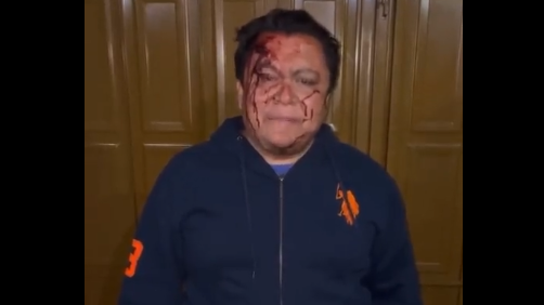 VIDEO Líder sindical es golpeado junto con su familia en Puebla