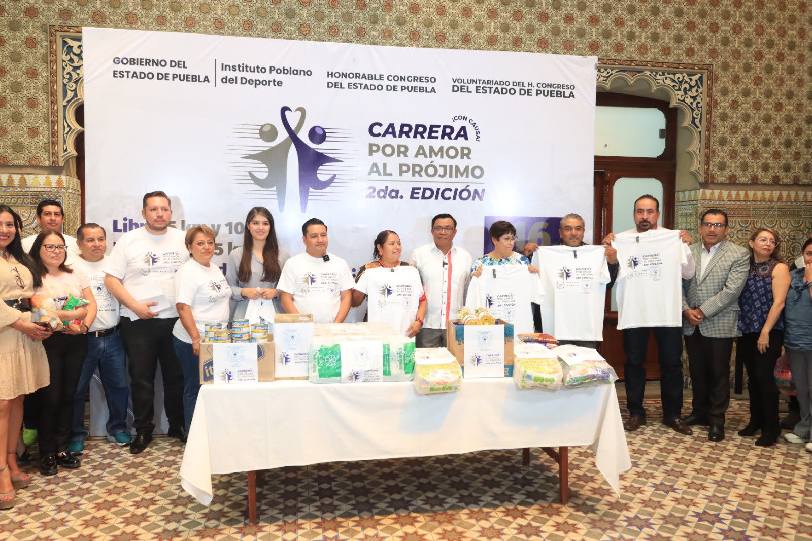 Recibe Congreso del Estado de Puebla donativo de patrocinadores