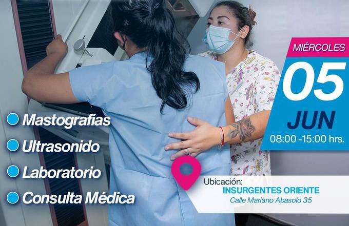 Unidades Preventivas de Salud ofrecerán servicios en Insurgentes Oriente