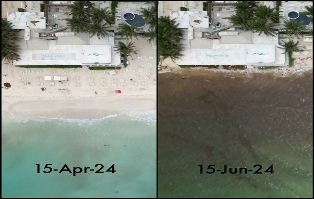 VIDEO Tormenta Alberto arrasa con playas de Quintana Roo