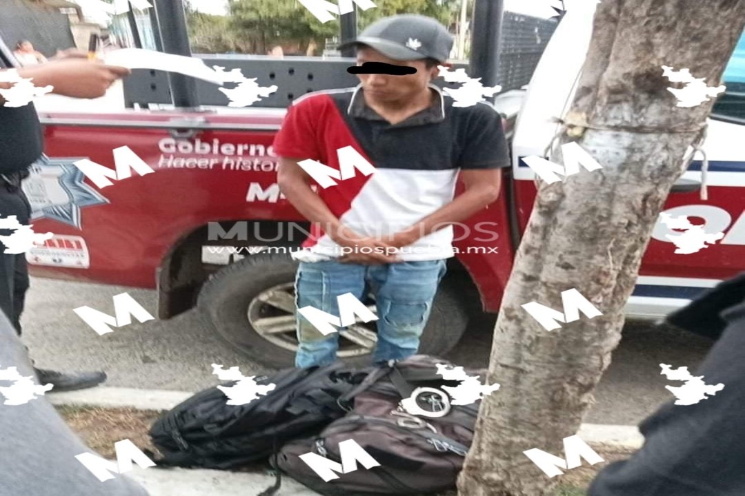 Presunto ladrón se salva de ser linchado en Tlahuapan