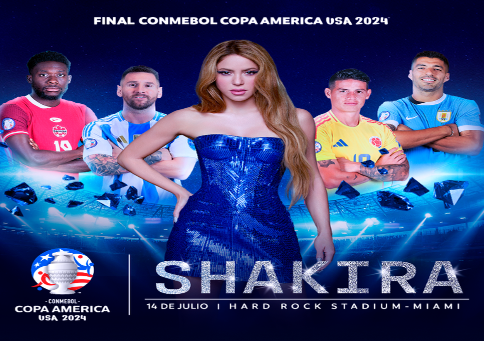 Shakira estará en la final de la Copa América 2024