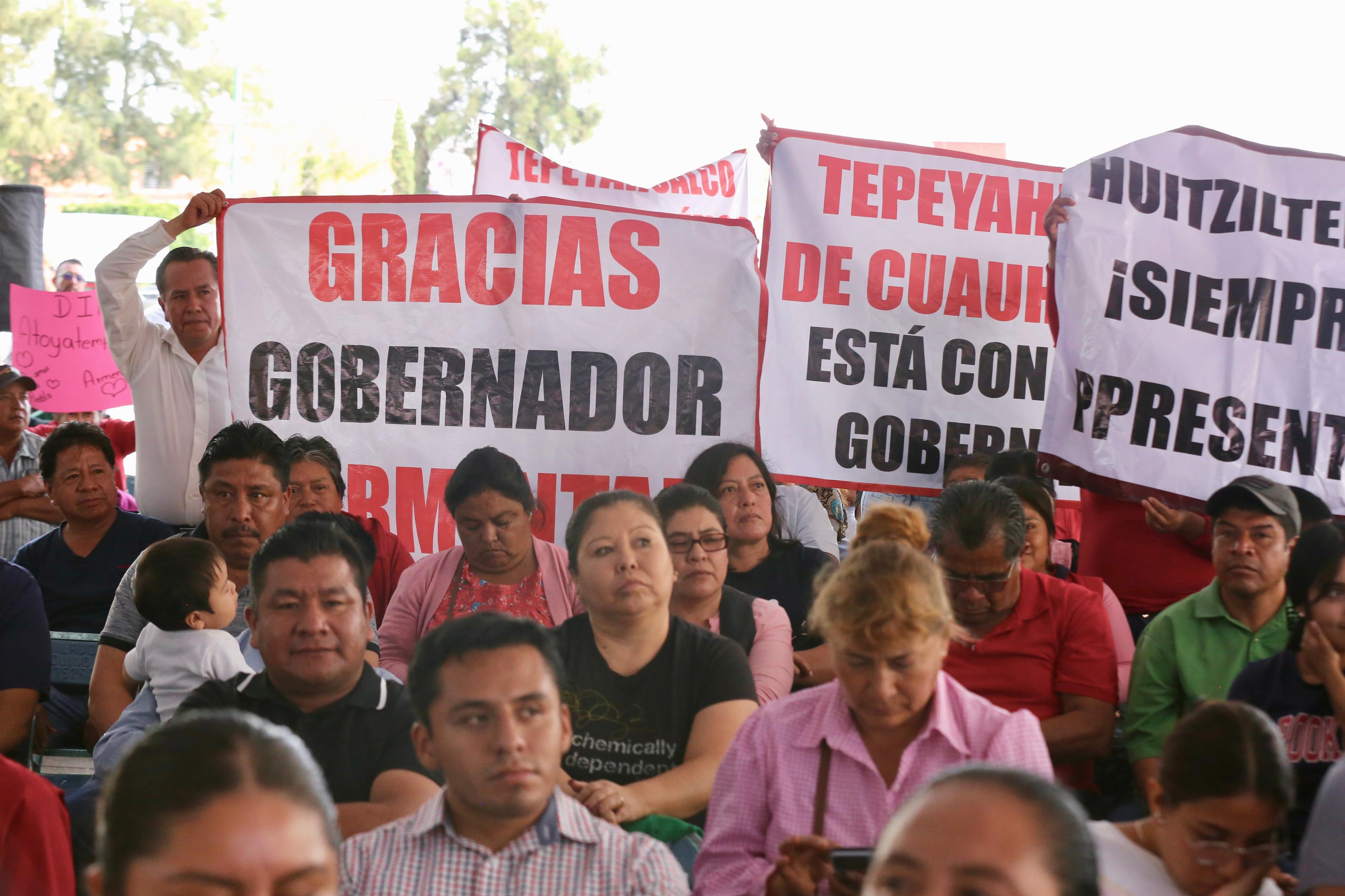 En Tepeaca, Armenta entrega más de 7 mdp en obra comunitaria