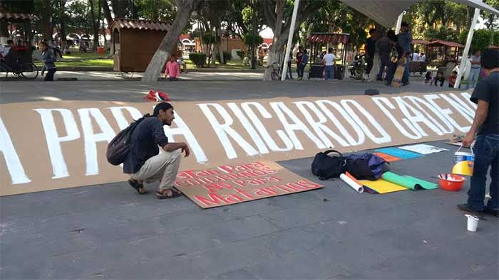 Colectivo grafitero exige justicia para Ricardo Cadena