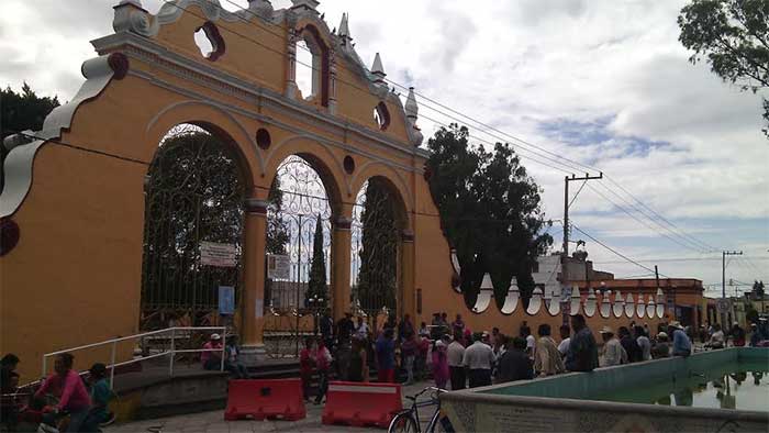 Granaderos resguardan presidencia de San Andrés Cholula