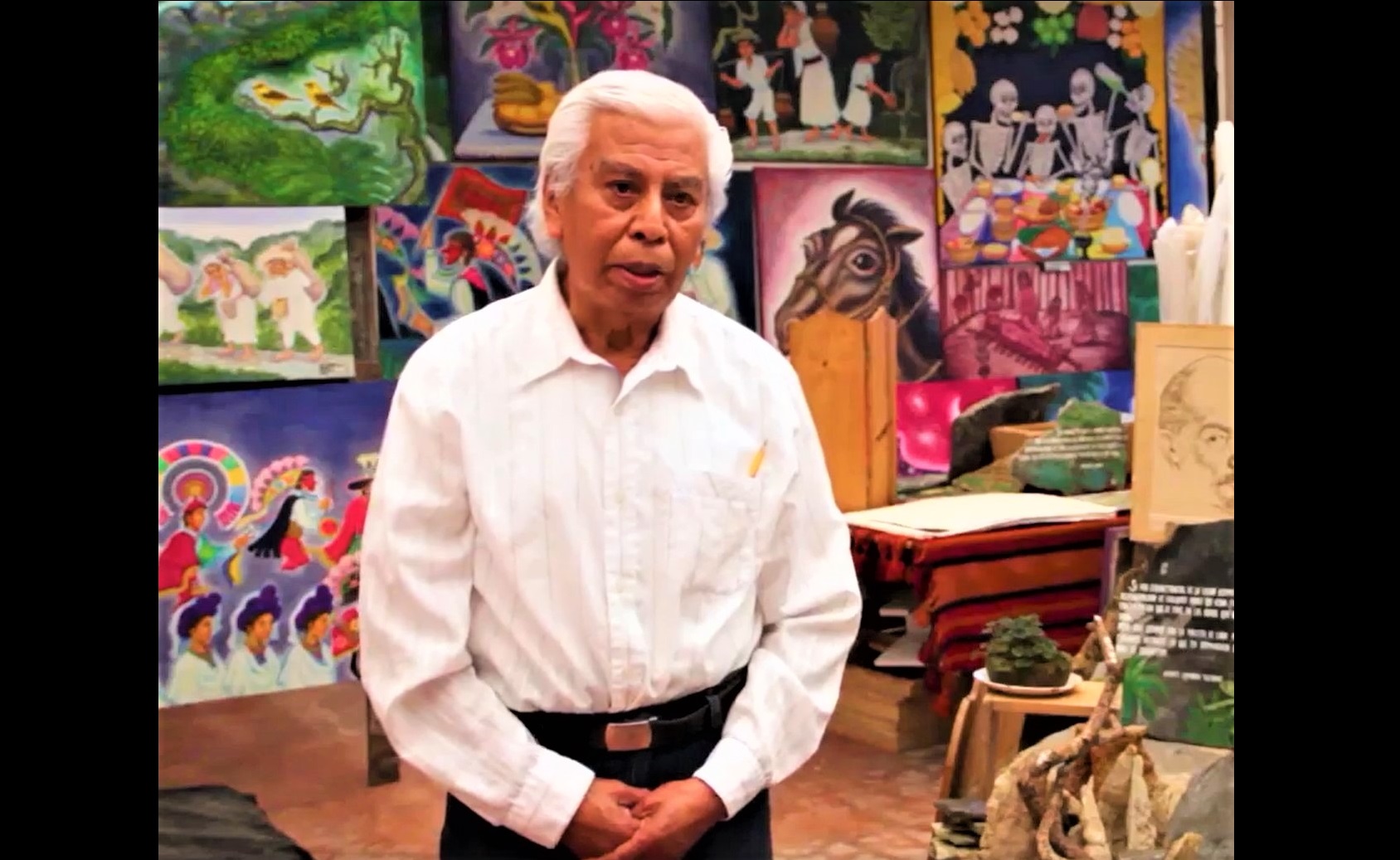 Muere Gregorio Méndez, el pintor de Cuetzalan