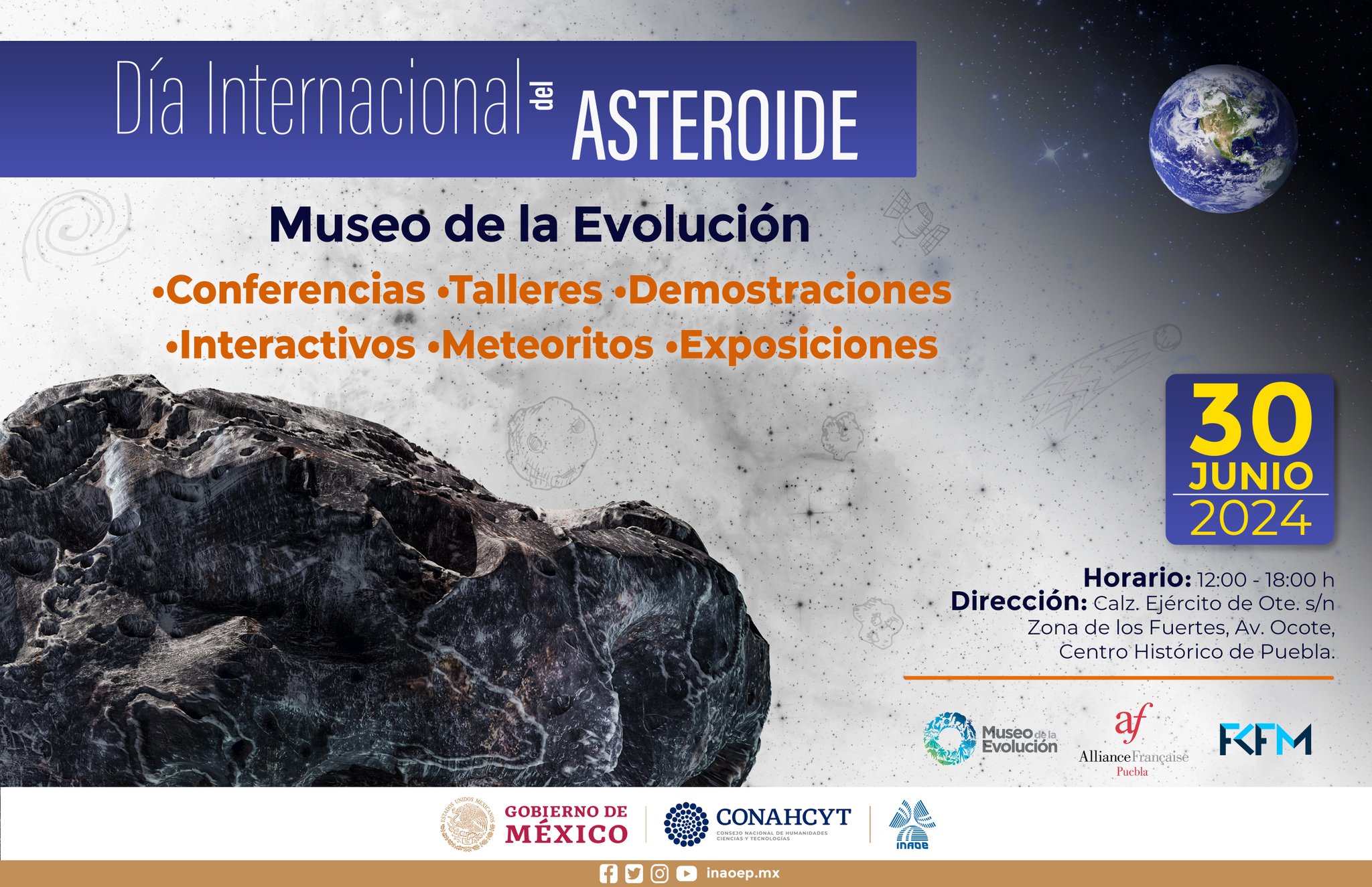 Celebra el Día Internacional del Asteroide en el Museo de la Evolución