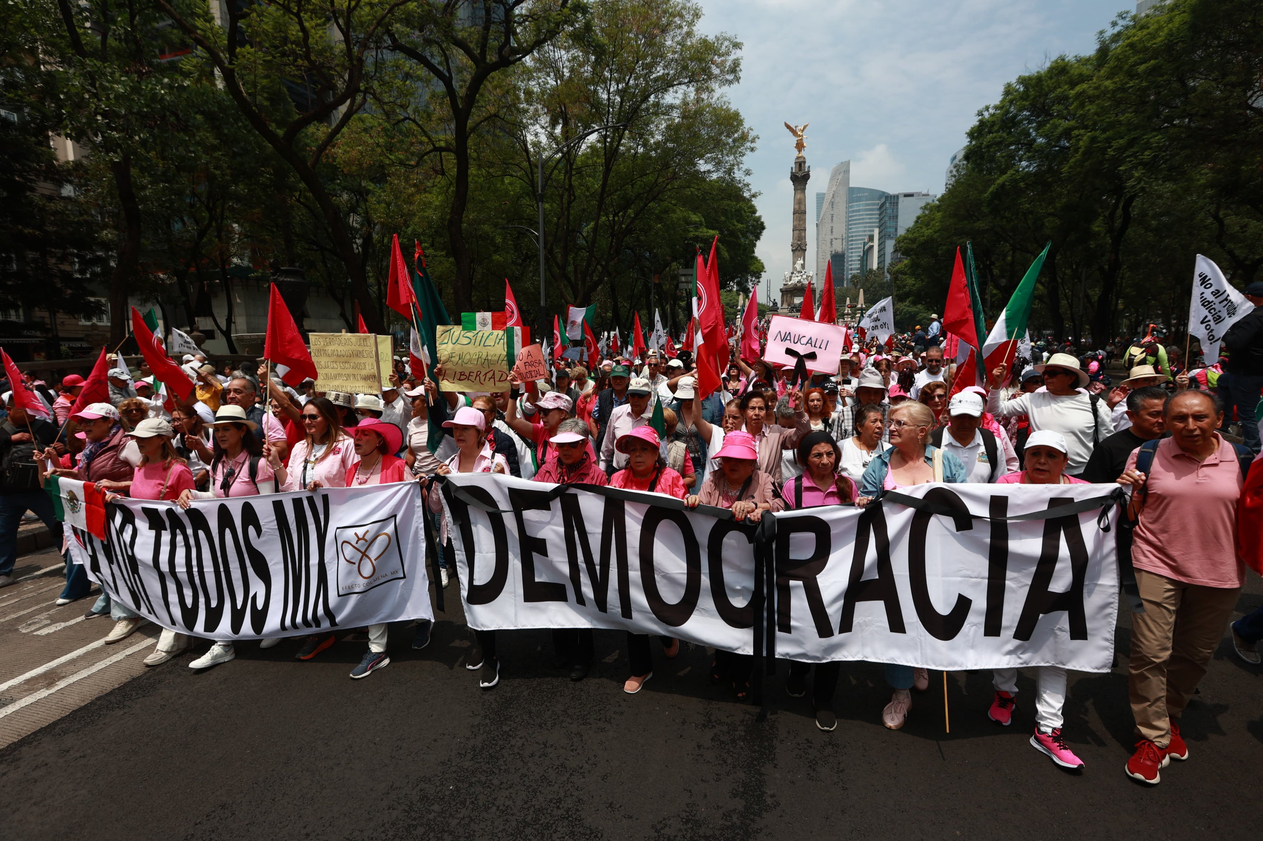 Protestan contra Elección Judicial en CDMX 