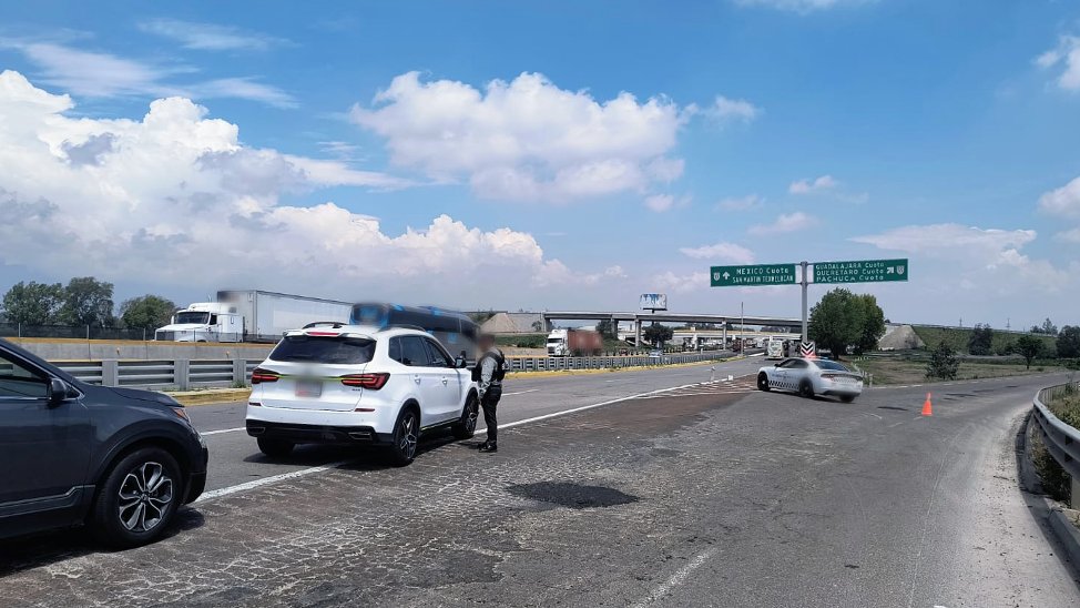 Por bloqueo en Arco Norte, desvían circulación en la México-Puebla a la altura de Texmelucan