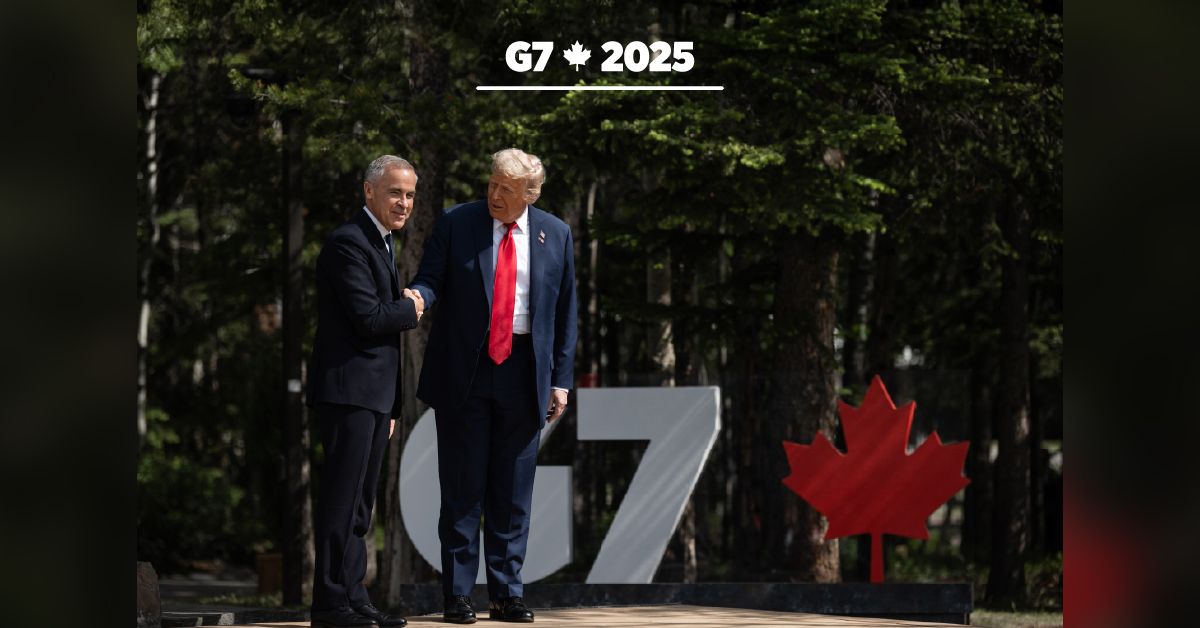 Donald Trump abandona la Cumbre del G7, suspendida reunión con Sheinbaum
