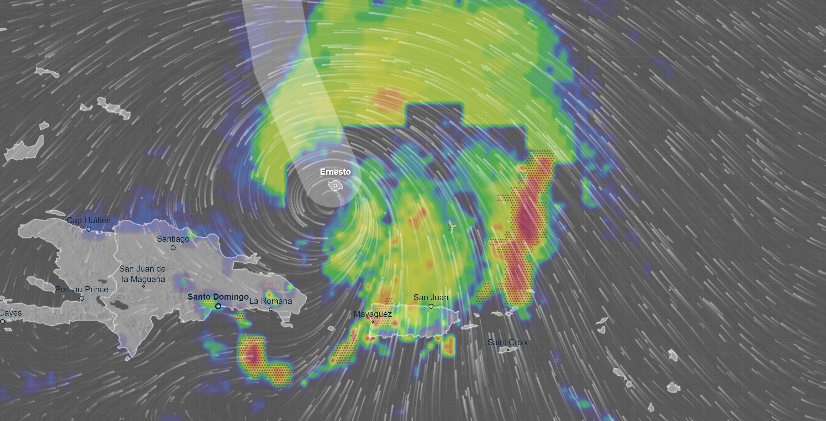 VIDEO Tormenta Ernesto se convierte en huracán categoría 1