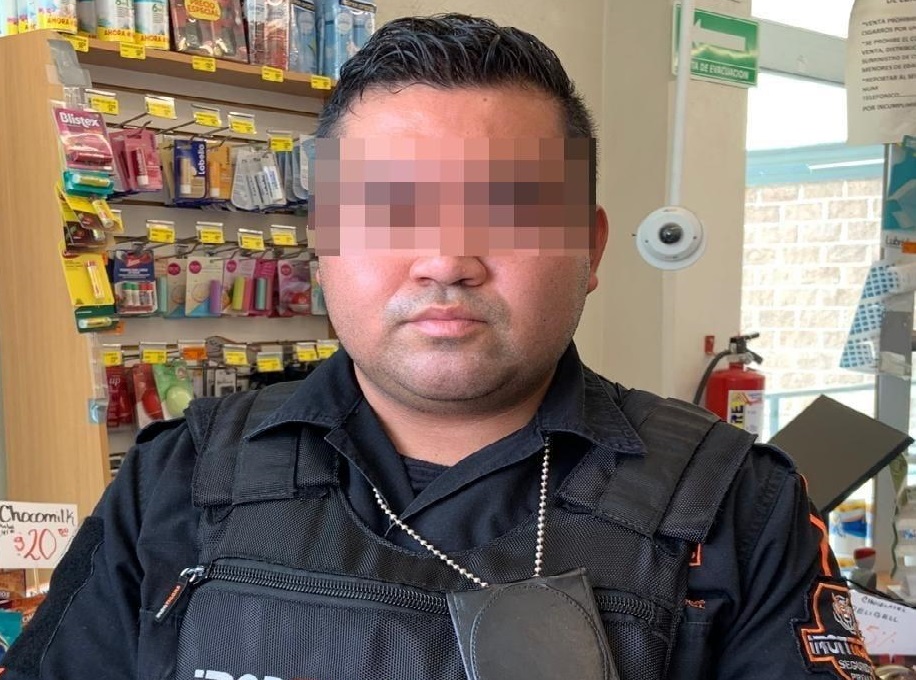 Lo detienen por trabajar como guardia sin acreditación