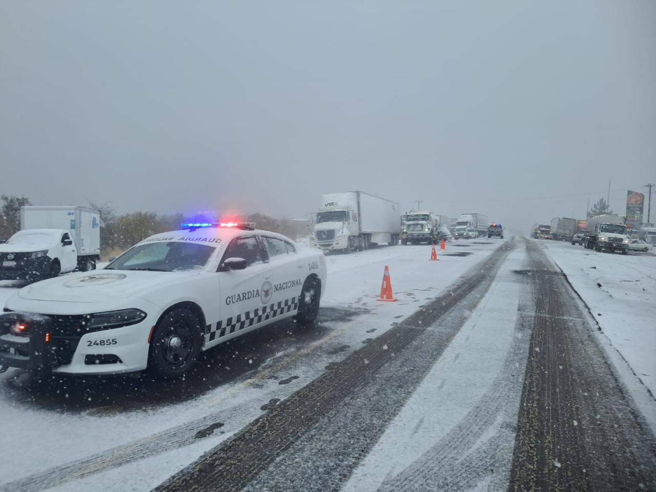 FOTOS Guardia Nacional implementa PLAN DN-lll-E por nevadas