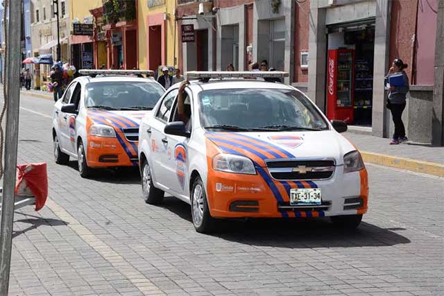 Guardias Ciudadanos de San Pedro Cholula, sin uniformes ni apoyos para el covid