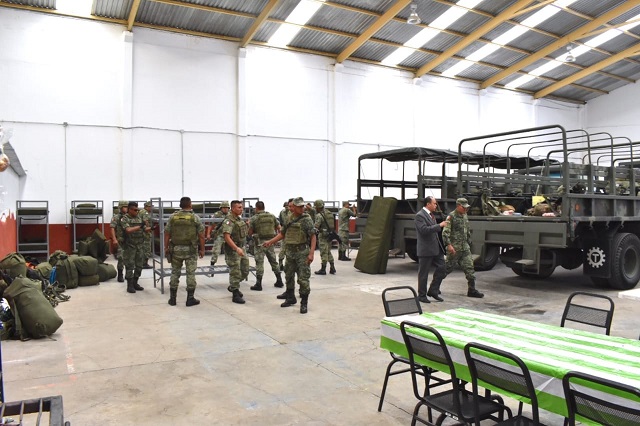 Guardia Nacional ya tiene base en Huejotzingo