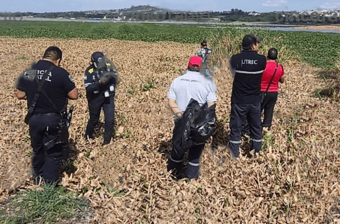 Hallan cadáver putrefacto en terrenos de cultivo en Puebla capital