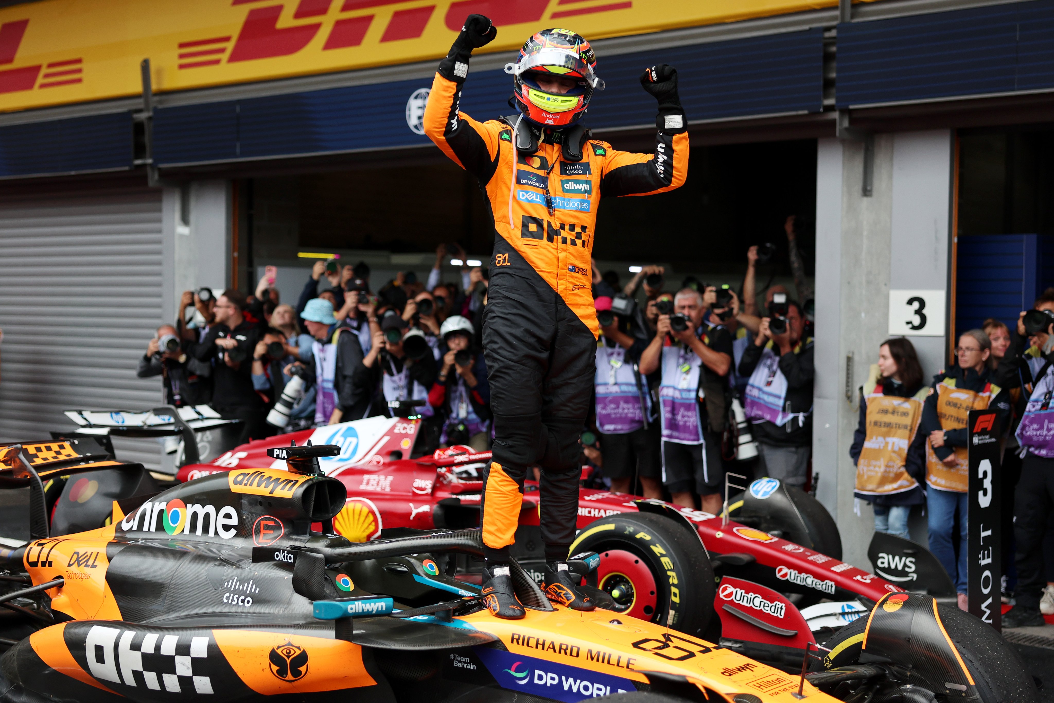 Oscar Piastri y McLaren dominan el GP de Bélgica