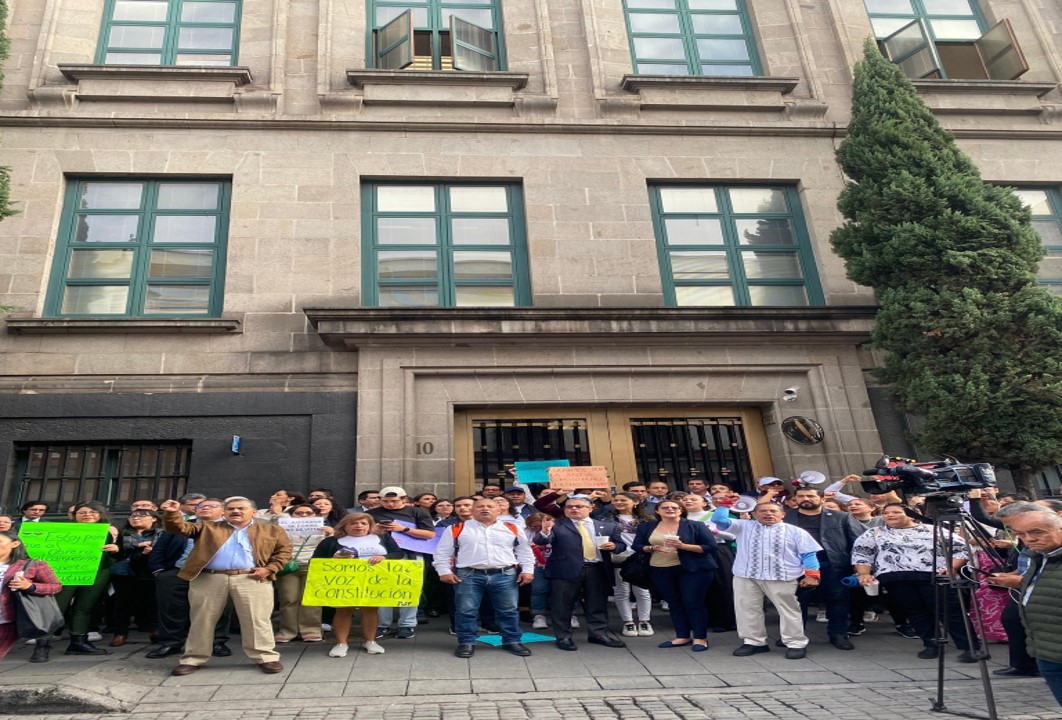 Quedan bloqueados los accesos a la Corte en protesta contra la reforma al Poder Judicial