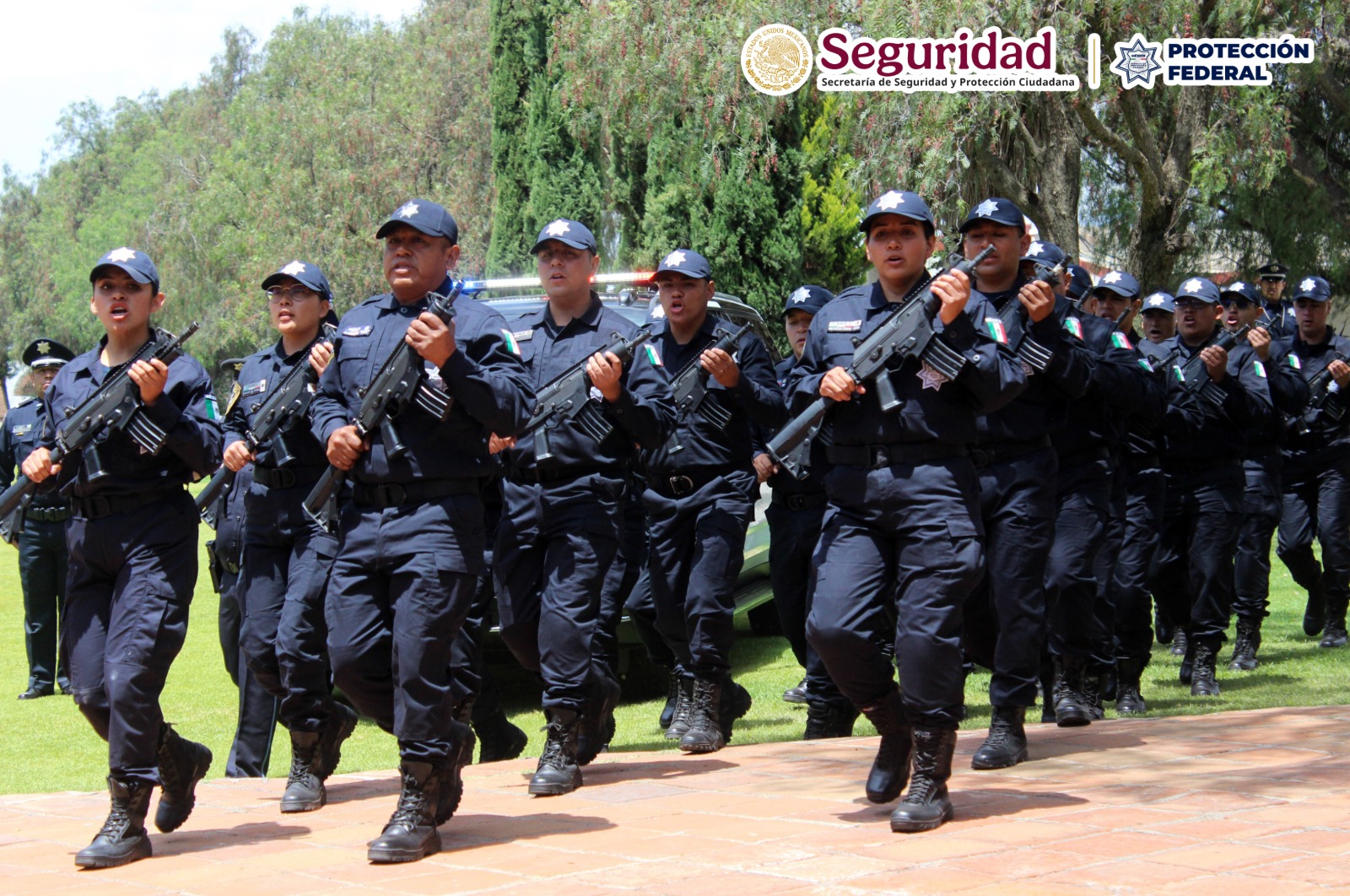 Se gradúan 106 cadetes del servicio de Protección Federal de la SSPC