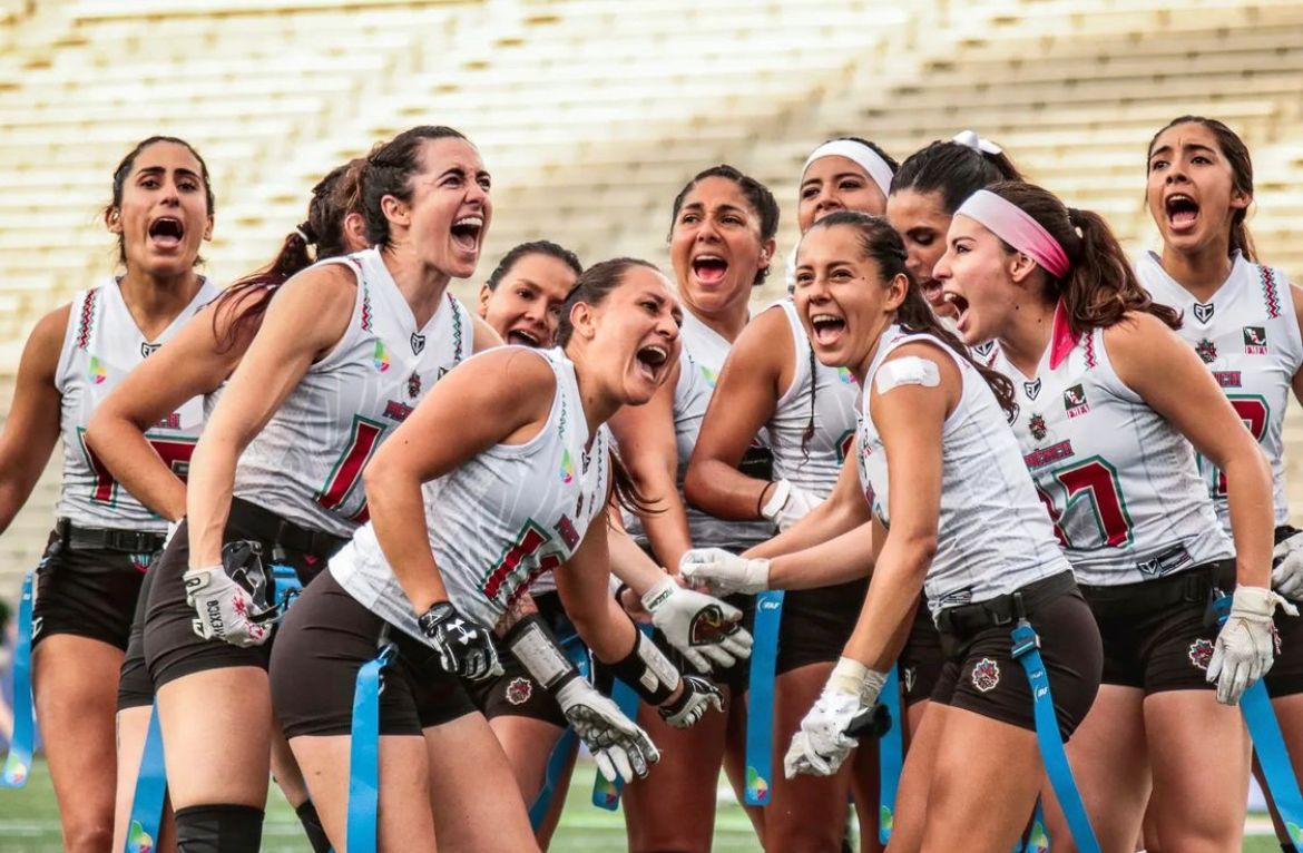 Mexicanas vencen a EU y son bicampeonas del mundo de flag football
