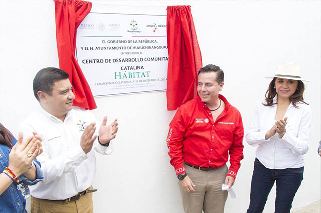 A través de Habitat invierten 12 mdp para obras en Huauchinango