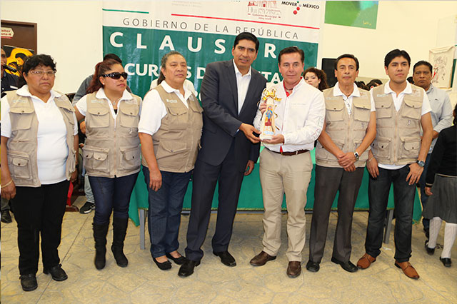 Clausuran talleres de Programa Habitat en Huejotzingo