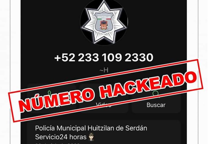 Ojo: hackean teléfono de la Policía de Huitzilan y piden dinero a contactos