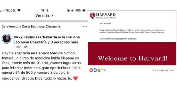 Joven originaria de Izúcar es aceptada en Harvard  