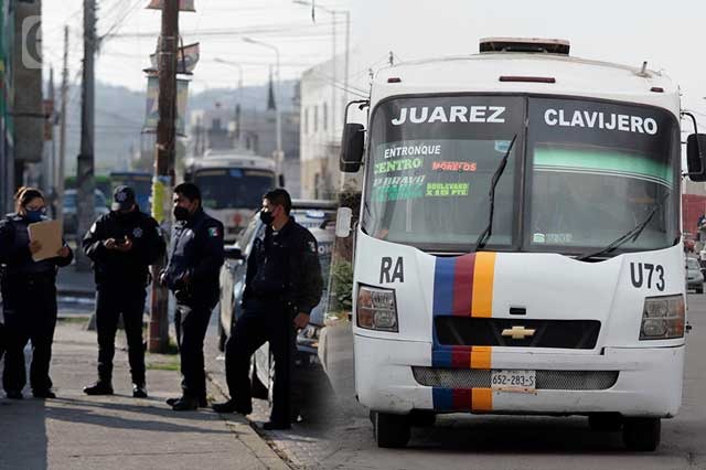 Asaltan y golpean a pasajero en la ruta Azteca