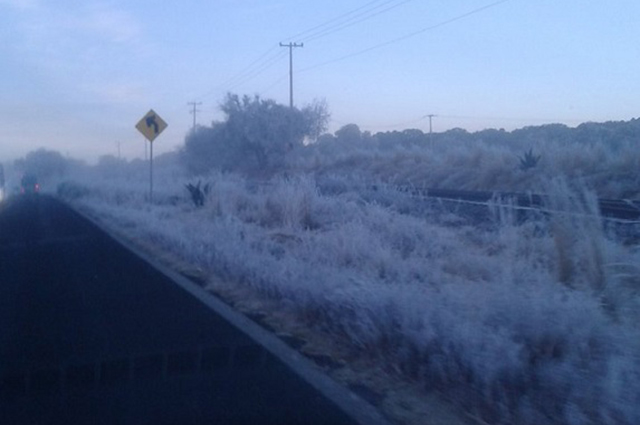 Histórica helada en Puebla, hasta -10 grados Celsius