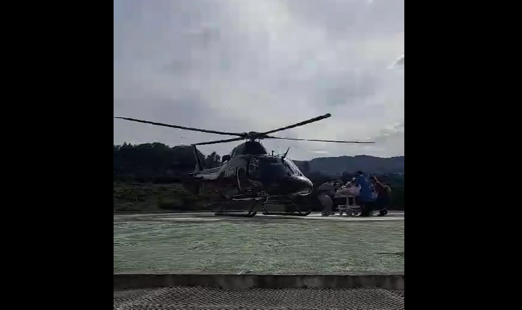 Trasladan en helicóptero a menor con quemaduras graves en Xiutetelco