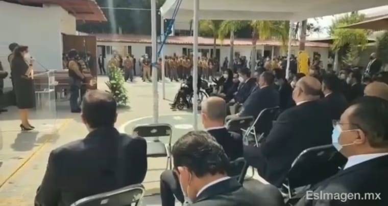 Realizan homenaje del agente ministerial José Hemeterio Ortega