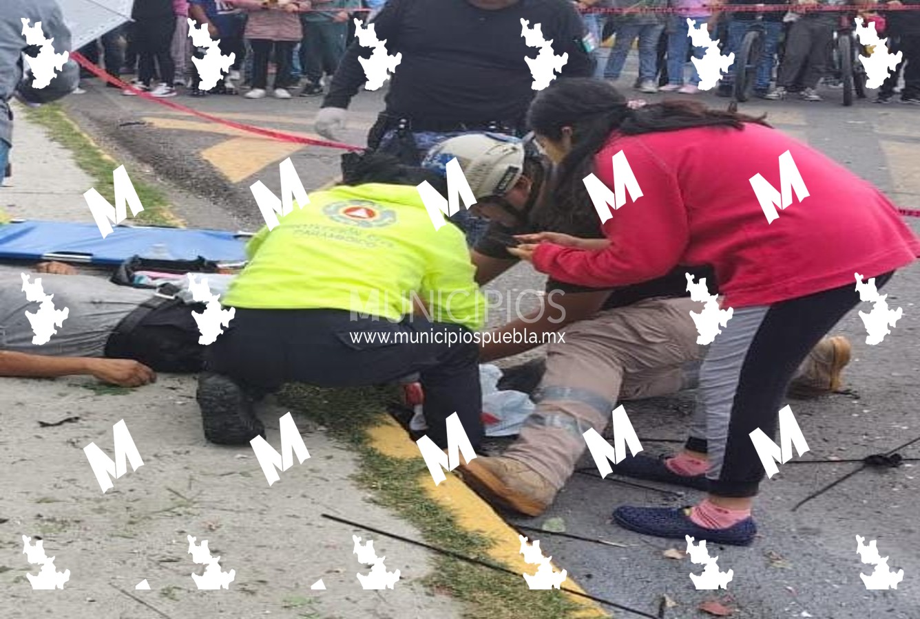 Fallece hombre tras explosión de cohetes en Contla