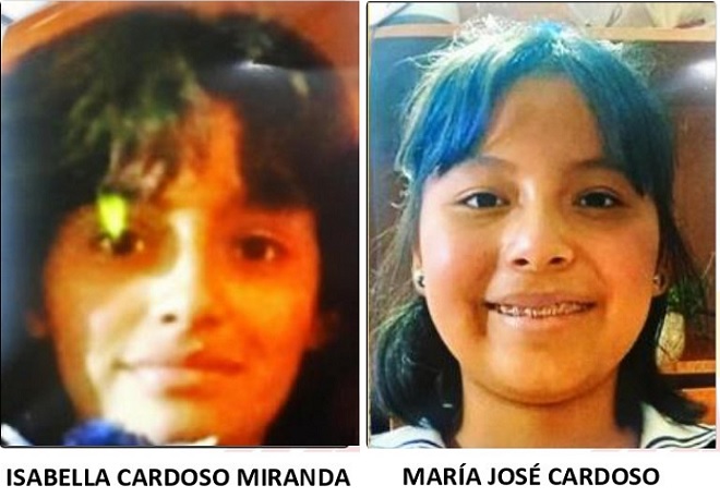 Desaparecen las hermanas Isabella y María José Cardoso en Puebla