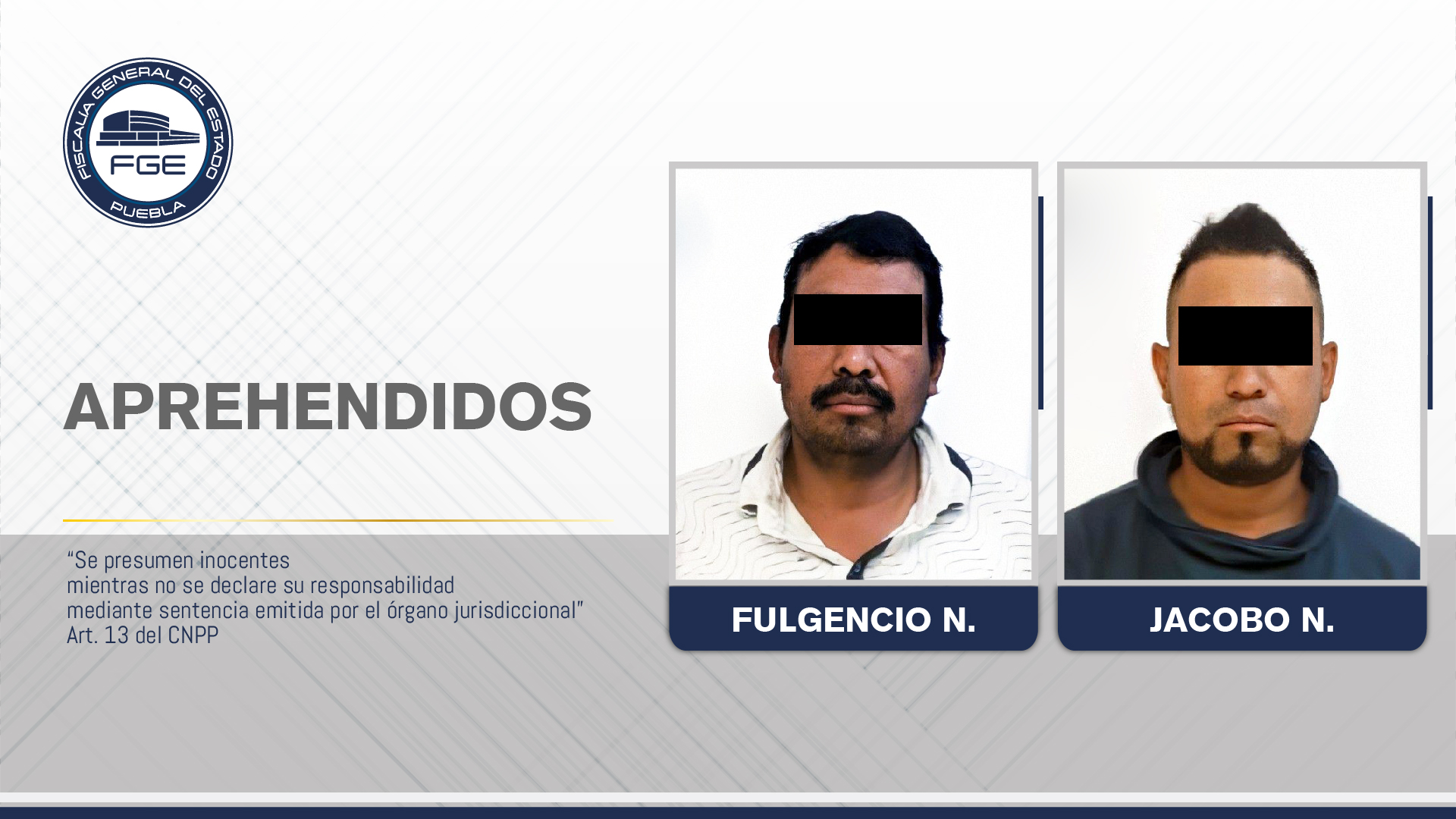 Caen hermanos que irrumpieron en casa y golpearon a dueño en Puebla