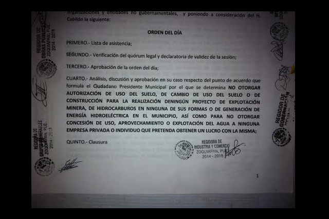 Cabildo de Zoquiapan cierra puertas a hidroeléctrica de GESA