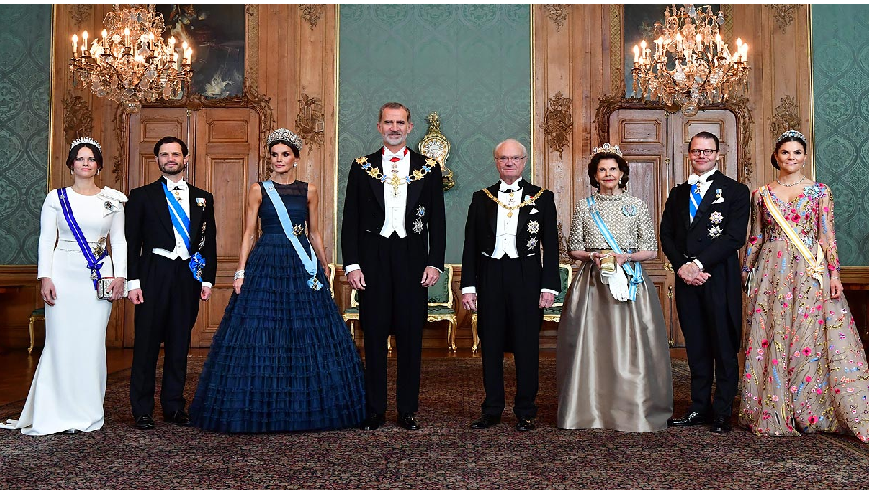 Los Reyes de Suecia reciben a don Felipe y doña Letizia 