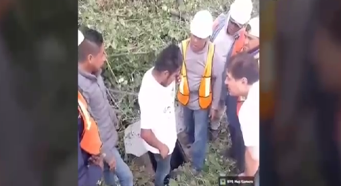 Increíble: Vivía en un registro de luz, sobre un camellón de la México-Puebla