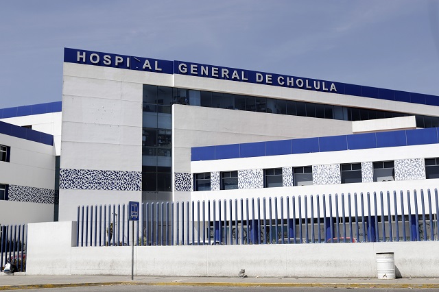 Al 41% de capacidad se encuentra el Hospital General de Cholula