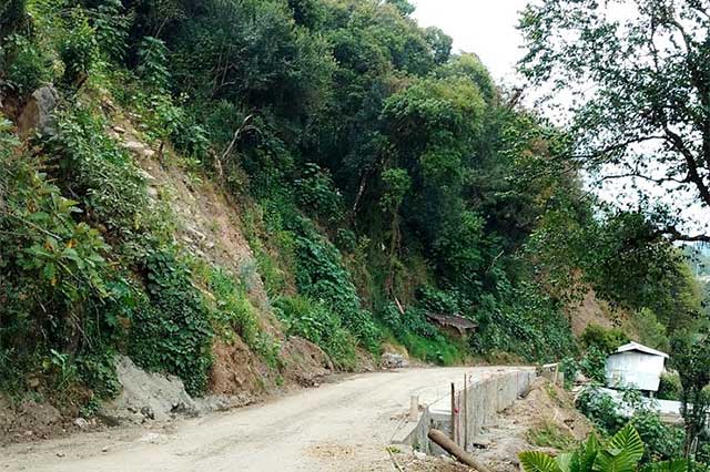 Después de 9 meses, reabrirán el camino a Cuaucuila, en Huauchinango