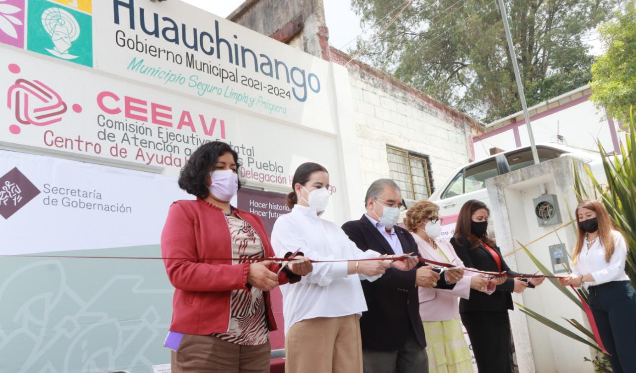 Instalan en Huauchinango Centro de Atención para víctimas del delito
