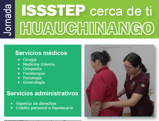 ISSSTEP realizará jornada de atención integral en Huauchinango