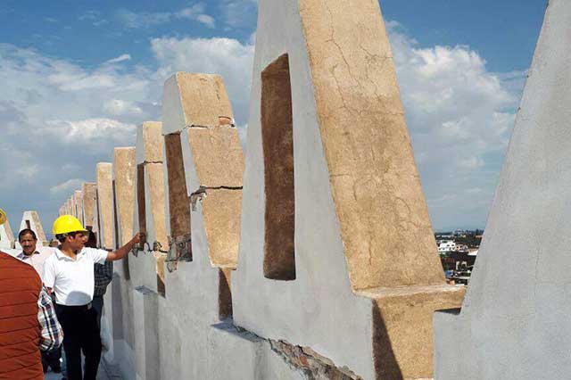 Huejotzingo reporta daños ante sismo