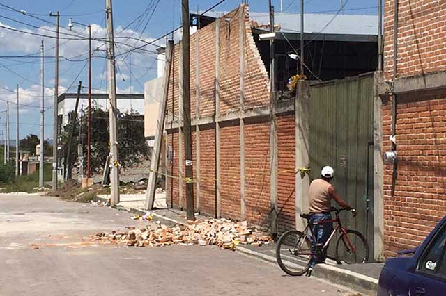 Huejotzingo reporta daños ante sismo