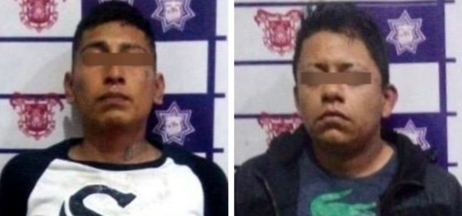 Amenazaron a motociclista y los detienen con droga en Huejotzingo