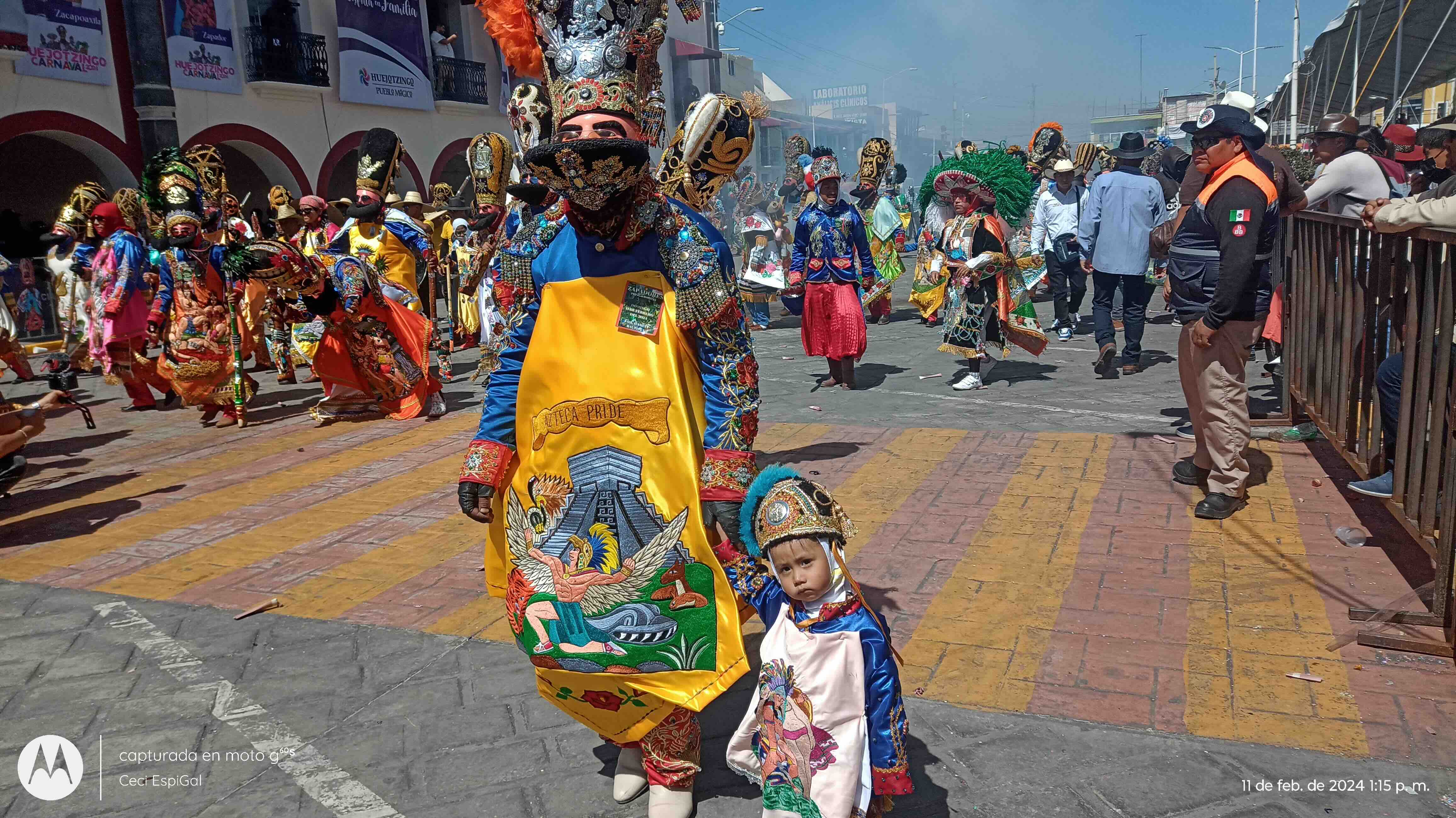 Huejotzingo: decenas de familias viven el carnaval